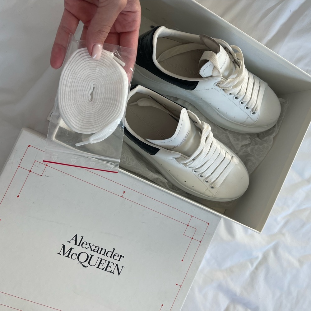 White Alexander McQueen Women’s Size 38 Sneakers